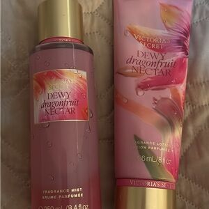 Victoria's Secret Dewy Dragonfruit Nectar Fragrance Mist and Lotion Set
